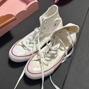 Converse Women's Cream High-Top Sneakers